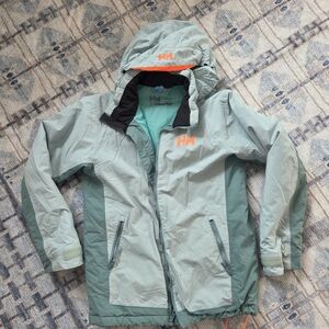 Helly Hansen Light Green Hooded Jacket